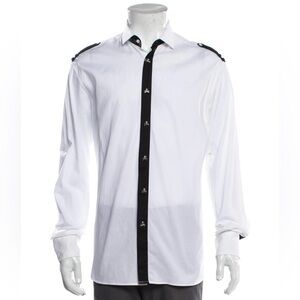 PHILIPP PLEIN
Colorblock Pattern Long Sleeve Dress Shirt
Size: L